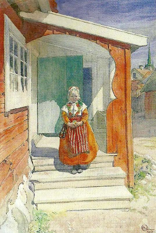 Carl Larsson lillanna -lilla anna Norge oil painting art